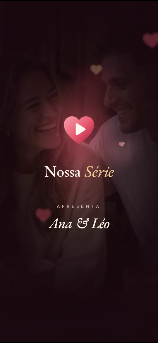 A vinheta: “Nossa Série apresenta: Ana & Léo.”